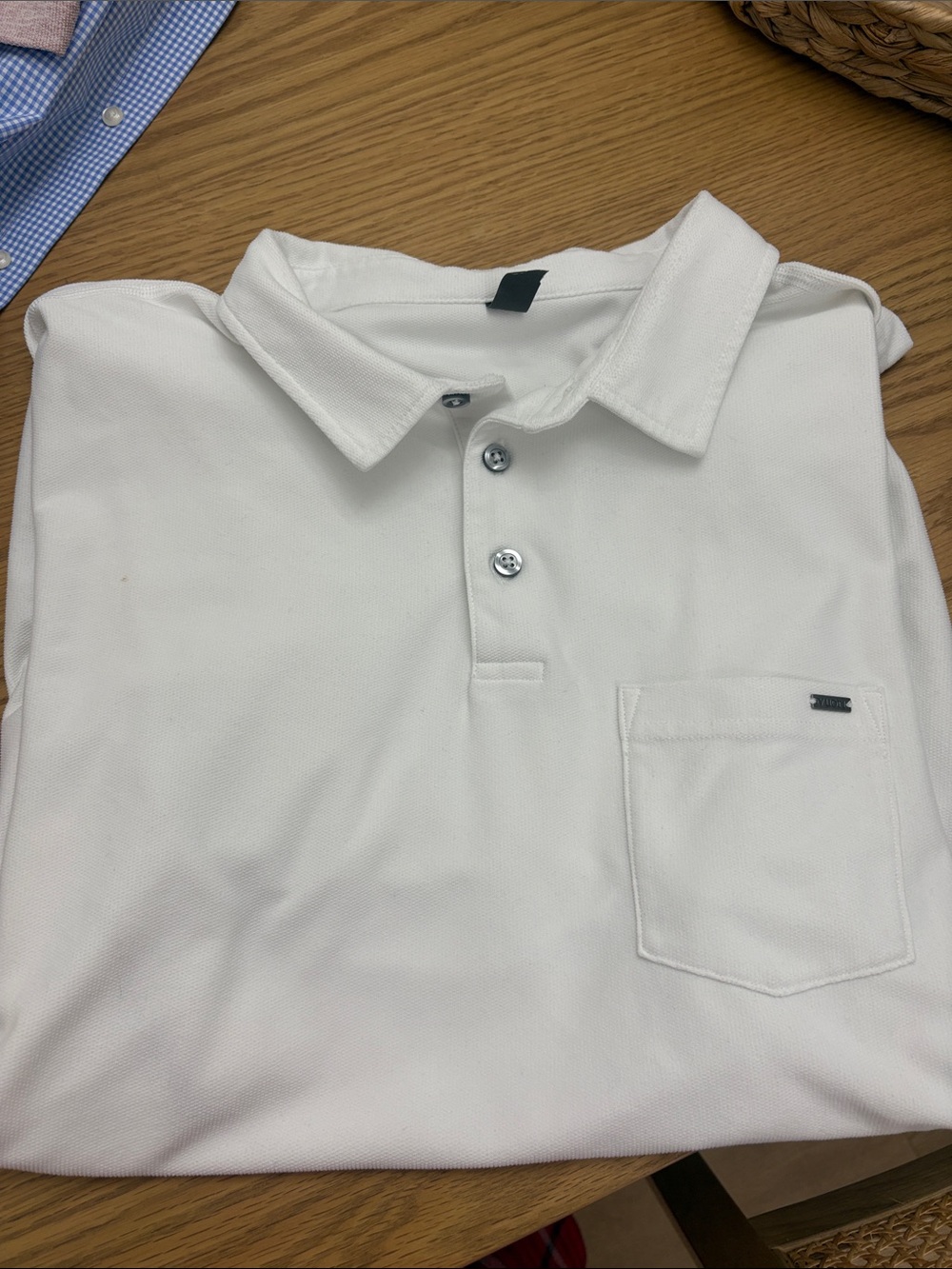 Vuori White Short-Sleeve Pocket Polo